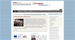 Desktop Screenshot of europeanseminars.eliamep.gr